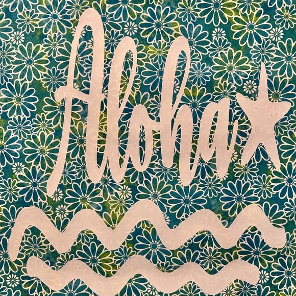 Aloha Floral Wall Hanging - Picture 2 of 2